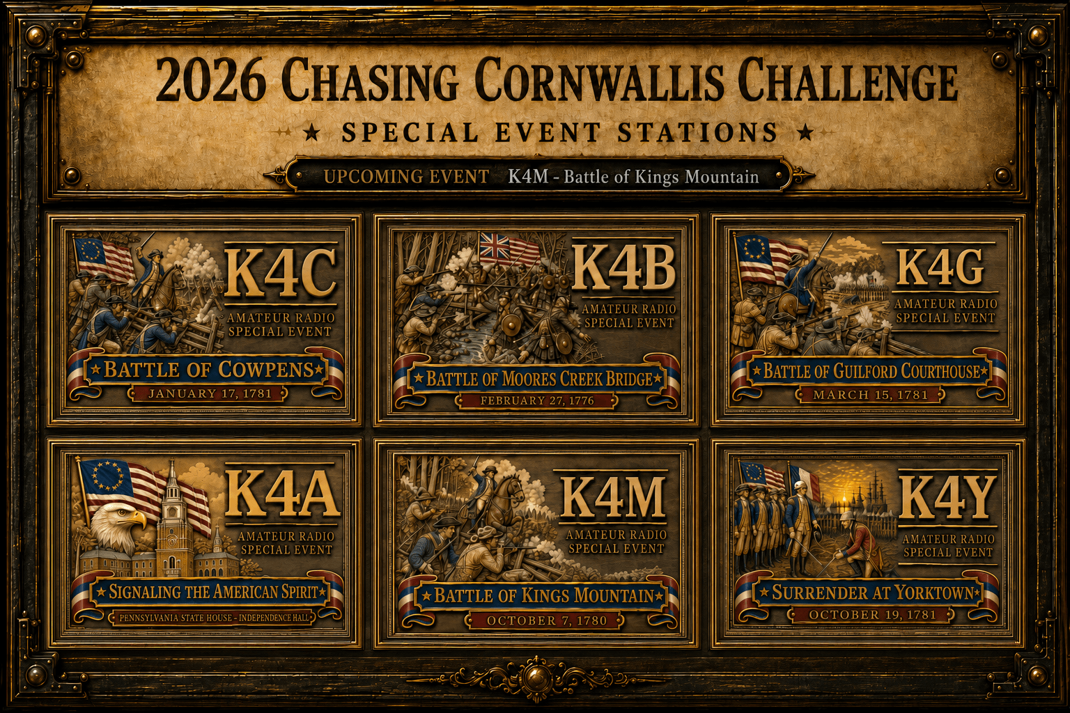 2026 Chasing Cornwallis Challenge Special Events
